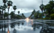 Fuertes lluvias en el condado de Los Ángeles