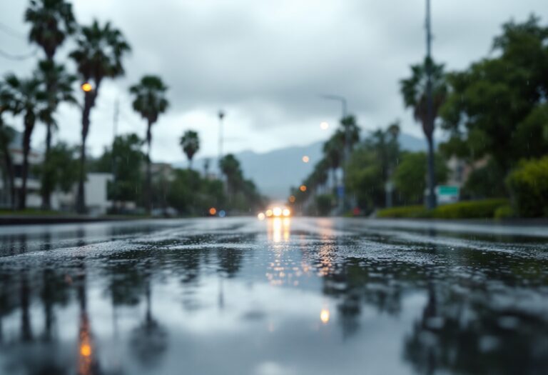 Lluvias alivian incendios en Los Ángeles