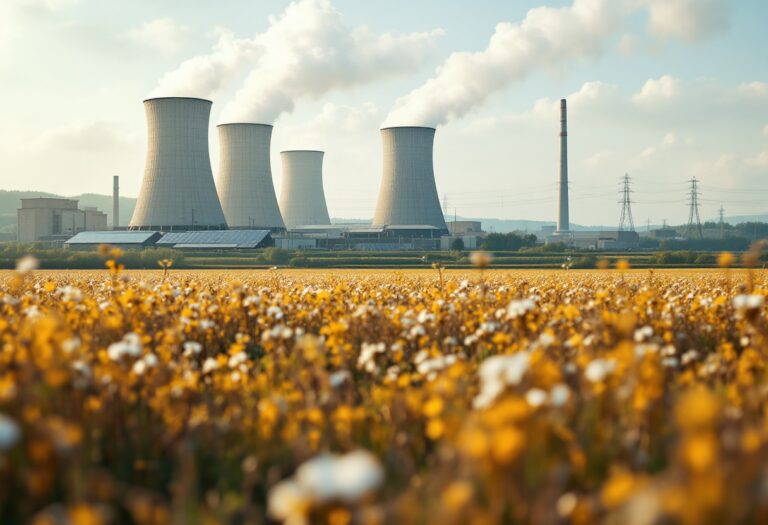 Manifestazione a favore della centrale di Almaraz