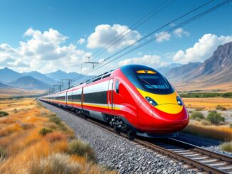 Treno Ouigo in partenza da Madrid verso Andalucía