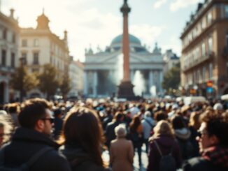 Manifestazione in Spagna contro il decreto ómnibus