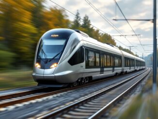 Nuevo tren de Rodalies en Catalunya en estación