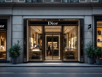 Robo innovativo esposto nella boutique Dior a Madrid