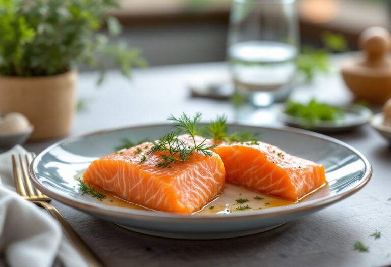 Salmón Marinado con Eneldo: Receta Fácil