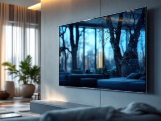 Immagine di una Smart TV moderna con tecnologia avanzata