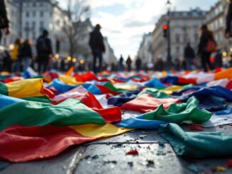 Scontri tra Aliança Catalana e manifestanti a Barcelona