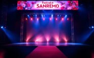 Amadeus durante la conduzione del Festival di Sanremo