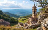 Chiesa romanica di Sant Martí Xic in un paesaggio suggestivo