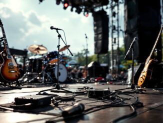 Clara durante la sua esibizione al Festival con Fiebre