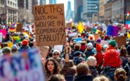 Protesta de docentes en Barcelona por sexenios no pagados