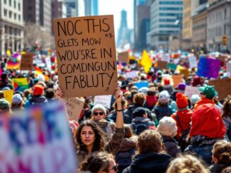 Protesta de docentes en Barcelona por sexenios no pagados