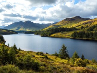 Vista panoramica de los escenarios de Harry Potter en Escocia