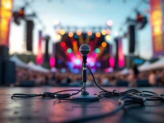 Immagine del Festival di Sanremo con artisti sul palco