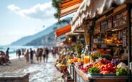 Immagine del festival di Viareggio con artisti e pubblico