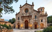 Vista della chiesa románica di Santa Creu de Creixà