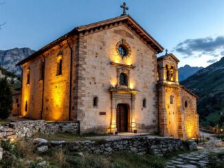 Vista della chiesa di Sant Climent a Pal, Andorra