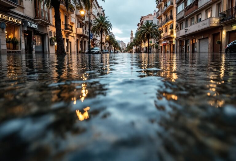 Inondazioni a Valencia e distruzione di prove