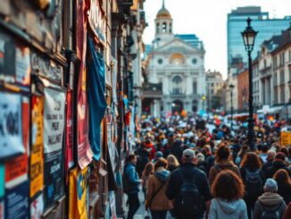 Manifestantes a Madrid per il diritto alla casa