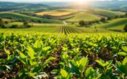 Manifestazione agricola in Cataluña con agricoltori in protesta