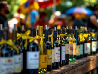 Stand de vino español en la Barcelona Wine Week 2024