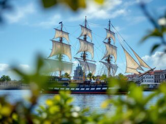 La Principessa Leonor durante la sua visita a Salvador de Bahía