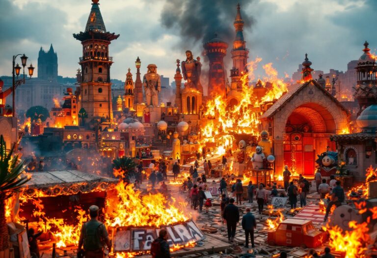 Cremà delle Fallas 2025 a Valencia