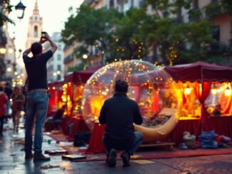 Preparativi per le Fallas 2025 a Valencia con musica e tradizione