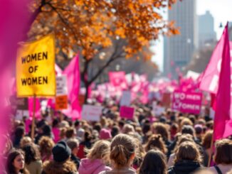 Manifestazione femminista a Madrid per abolire la prostituzione