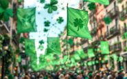 Madrid decorata di verde per il giorno di San Patricio