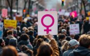 Manifestazione femminista per il Día Internacional de la Mujer