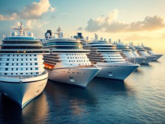 Immagine di un moderno cruise ship del 2025