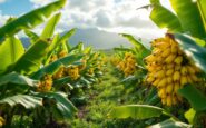 Plátanos en una plantación de Canarias