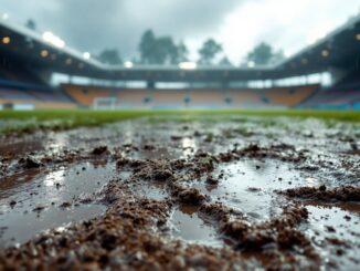 Immagine della sospensione del match Villarreal vs Espanyol