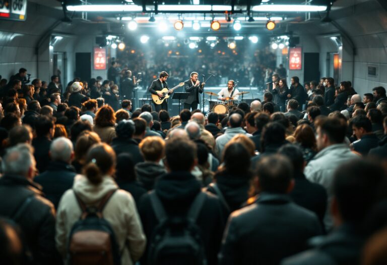 Tributo a U2 nel Metro di Madrid